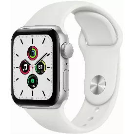 Смарт-часы Apple Watch SE GPS 40 мм, серебристый/белый